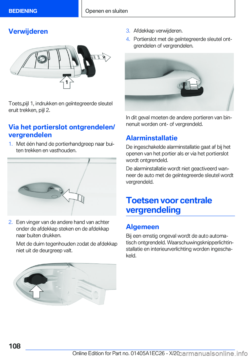 BMW 8 SERIES GRAN COUPE 2021  Instructieboekjes (in Dutch) �V�e�r�w�i�j�d�e�r�e�n
�T�o�e�t�s�,�p�i�j�l��1�,��i�n�d�r�u�k�k�e�n��e�n��g�e�