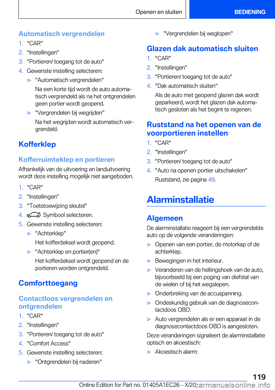 BMW 8 SERIES GRAN COUPE 2021  Instructieboekjes (in Dutch) �A�u�t�o�m�a�t�i�s�c�h��v�e�r�g�r�e�n�d�e�l�e�n�1�.��C�A�R��2�.��I�n�s�t�e�l�l�i�n�g�e�n��3�.��P�o�r�t�i�e�r�e�n�/��t�o�e�g�a�n�g��t�o�t��d�e��a�u�t�o��4�.�G�e�w�e�n�s�t�e��i�n�s�t�e�l�l�i