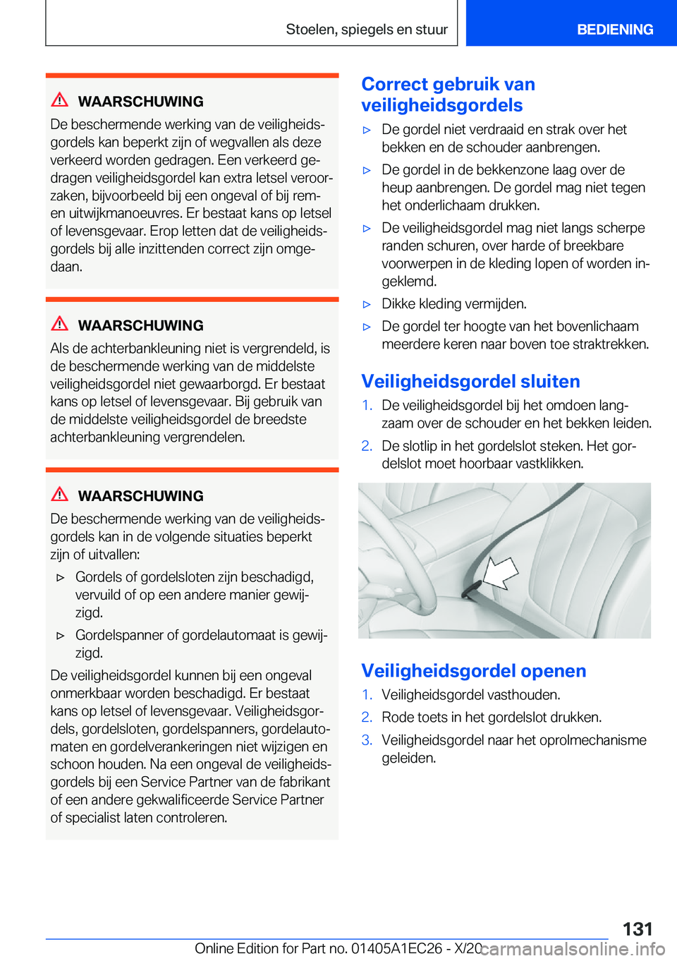 BMW 8 SERIES GRAN COUPE 2021  Instructieboekjes (in Dutch) �W�A�A�R�S�C�H�U�W�I�N�G
�D�e��b�e�s�c�h�e�r�m�e�n�d�e��w�e�r�k�i�n�g��v�a�n��d�e��v�e�i�l�i�g�h�e�i�d�sj
�g�o�r�d�e�l�s��k�a�n��b�e�p�e�r�k�t��z�i�j�n��o�f��w�e�g�v�a�l�l�e�n��a�l�s��d�e
