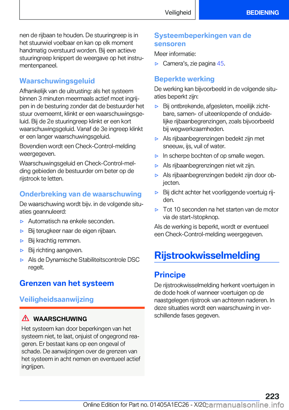 BMW 8 SERIES GRAN COUPE 2021  Instructieboekjes (in Dutch) �n�e�n��d�e��r�i�j�b�a�a�n��t�e��h�o�u�d�e�n�.��D�e��s�t�u�u�r�i�n�g�r�e�e�p��i�s��i�n
�h�e�t��s�t�u�u�r�w�i�e�l��v�o�e�l�b�a�a�r��e�n��k�a�n��o�p��e�l�k��m�o�m�e�n�t �h�a�n�d�m�a�t�i�g