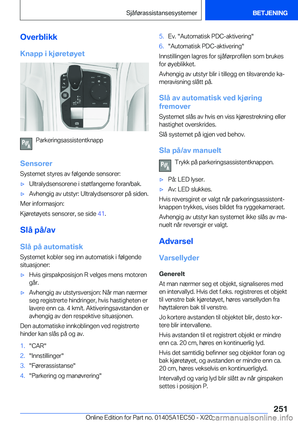 BMW 8 SERIES GRAN COUPE 2021  InstruksjonsbØker (in Norwegian) �O�v�e�r�b�l�i�k�k�K�n�a�p�p��i��k�j�