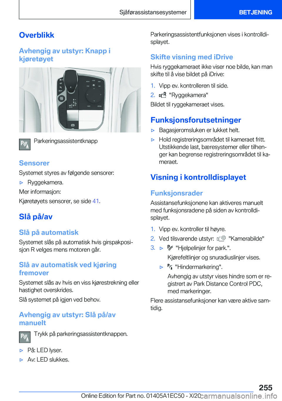 BMW 8 SERIES GRAN COUPE 2021  InstruksjonsbØker (in Norwegian) �O�v�e�r�b�l�i�k�k�A�v�h�e�n�g�i�g��a�v��u�t�s�t�y�r�:��K�n�a�p�p��i
�k�j�