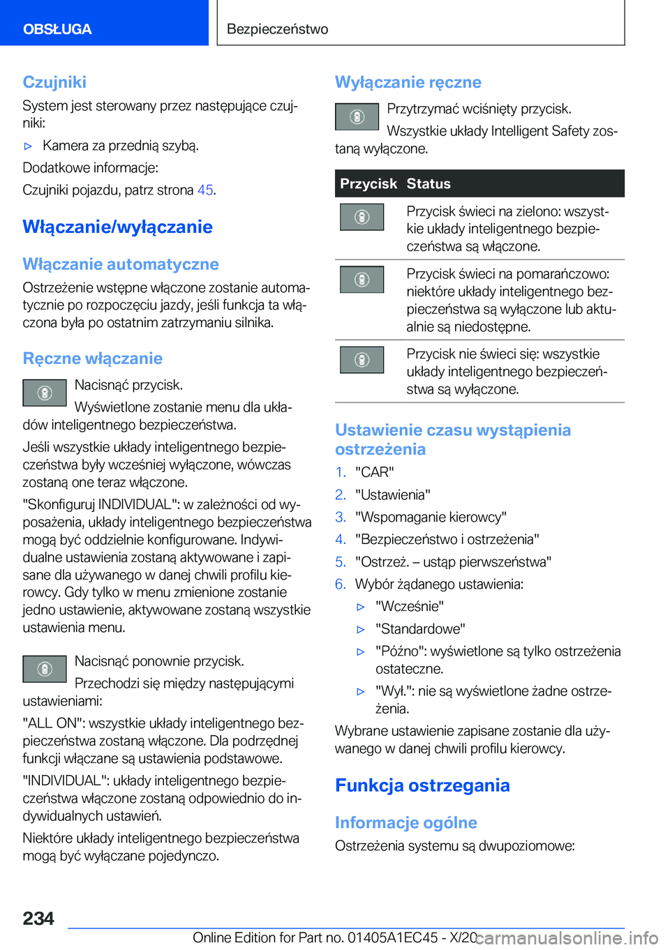 BMW 8 SERIES GRAN COUPE 2021  Instrukcja obsługi (in Polish) �C�z�u�j�n�i�k�i
�S�y�s�t�e�m��j�e�s�t��s�t�e�r�o�w�a�n�y��p�r�z�e�z��n�a�s�t�