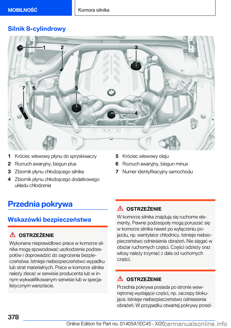 BMW 8 SERIES GRAN COUPE 2021  Instrukcja obsługi (in Polish) �S�i�l�n�i�k��8�-�c�y�l�i�n�d�r�o�w�y�1�K�r�