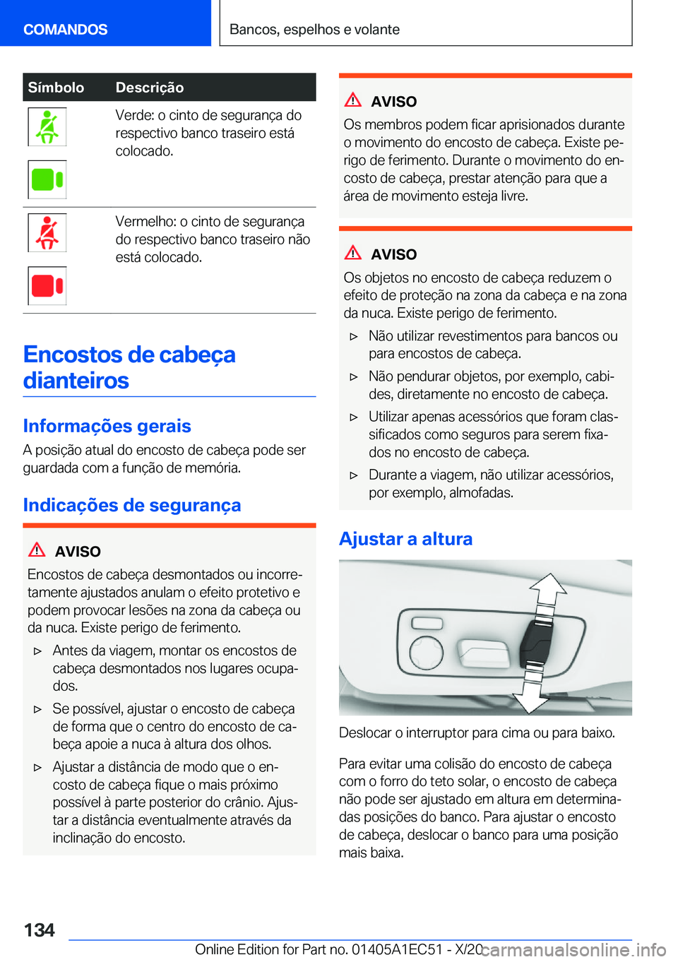 BMW 8 SERIES GRAN COUPE 2021  Manual do condutor (in Portuguese) �S�
