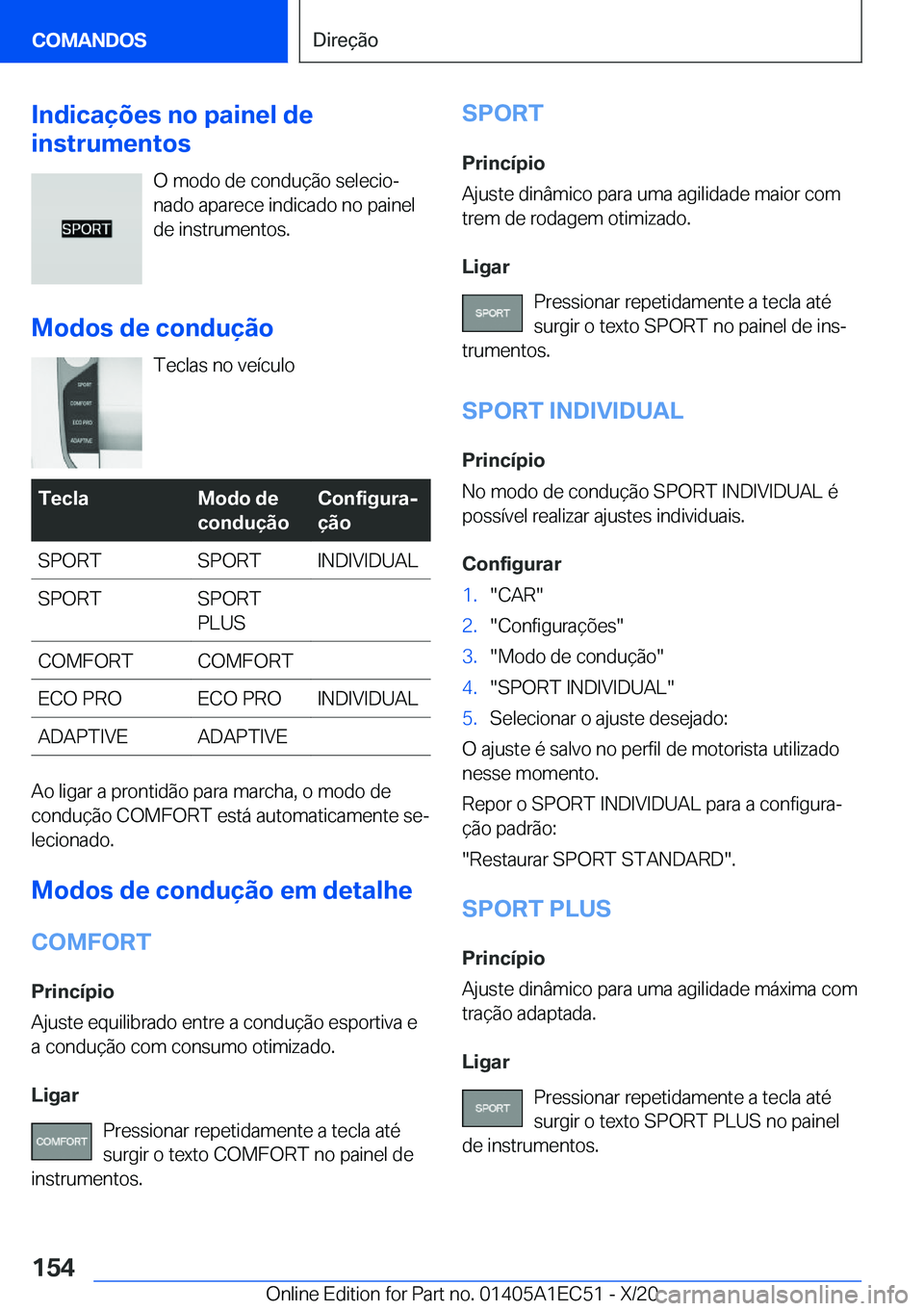 BMW 8 SERIES GRAN COUPE 2021  Manual do condutor (in Portuguese) �I�n�d�i�c�a�