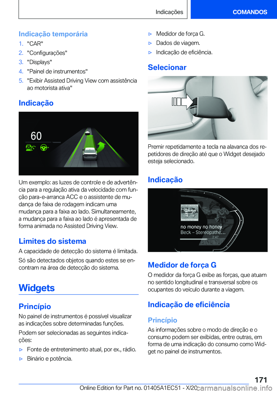 BMW 8 SERIES GRAN COUPE 2021  Manual do condutor (in Portuguese) �I�n�d�i�c�a�