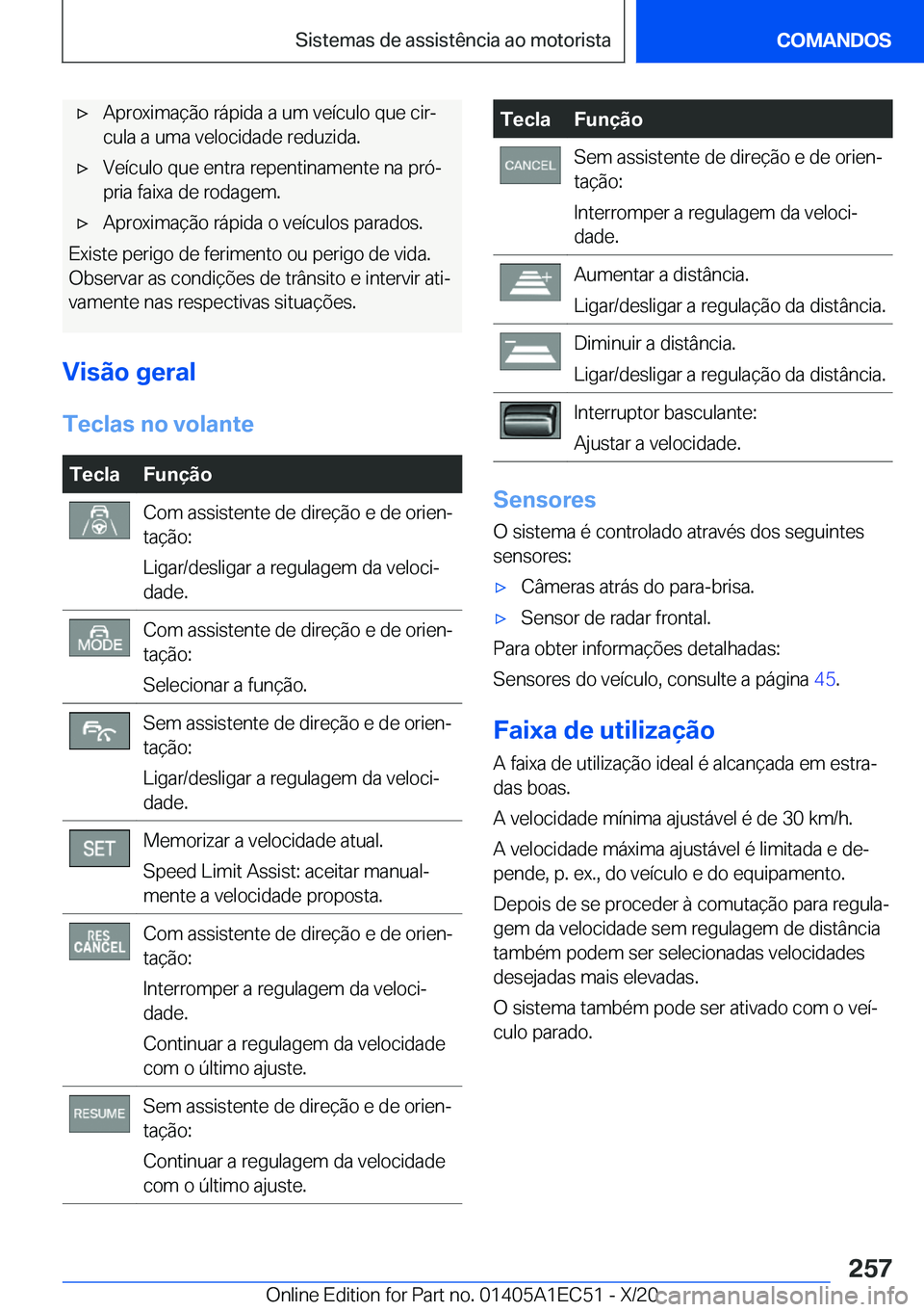BMW 8 SERIES GRAN COUPE 2021  Manual do condutor (in Portuguese) x�A�p�r�o�x�i�m�a�