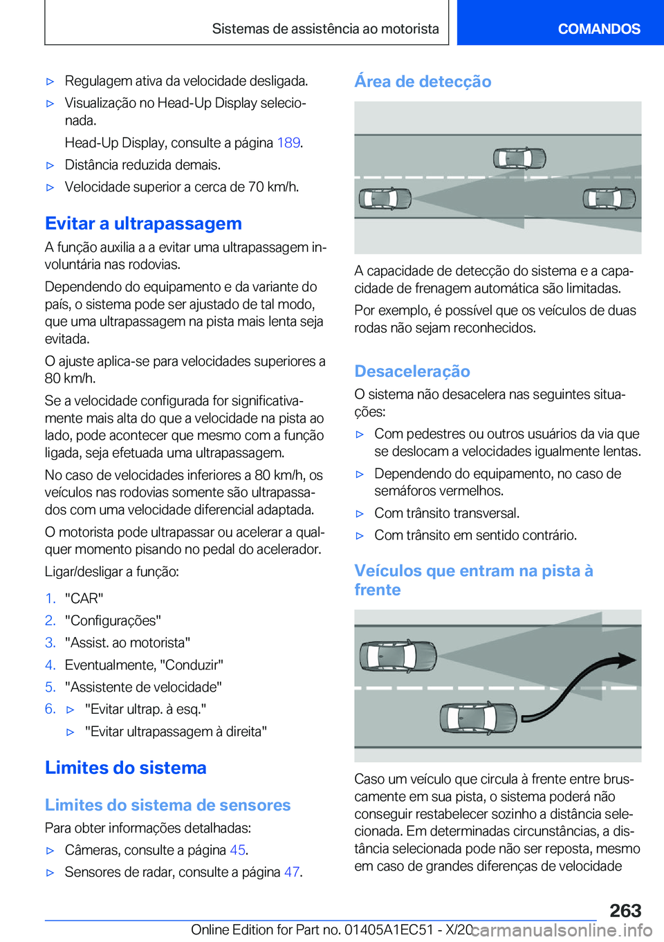 BMW 8 SERIES GRAN COUPE 2021  Manual do condutor (in Portuguese) x�R�e�g�u�l�a�g�e�m��a�t�i�v�a��d�a��v�e�l�o�c�i�d�a�d�e��d�e�s�l�i�g�a�d�a�.x�V�i�s�u�a�l�i�z�a�