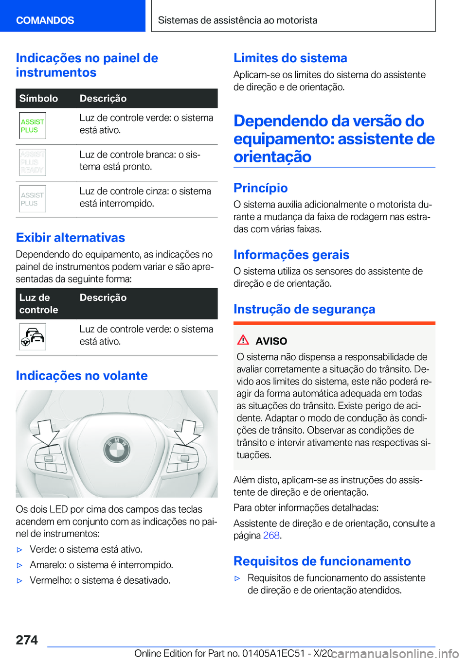 BMW 8 SERIES GRAN COUPE 2021  Manual do condutor (in Portuguese) �I�n�d�i�c�a�