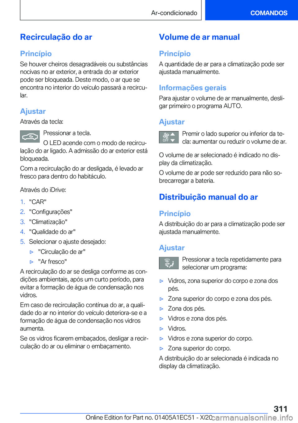 BMW 8 SERIES GRAN COUPE 2021  Manual do condutor (in Portuguese) �R�e�c�i�r�c�u�l�a�