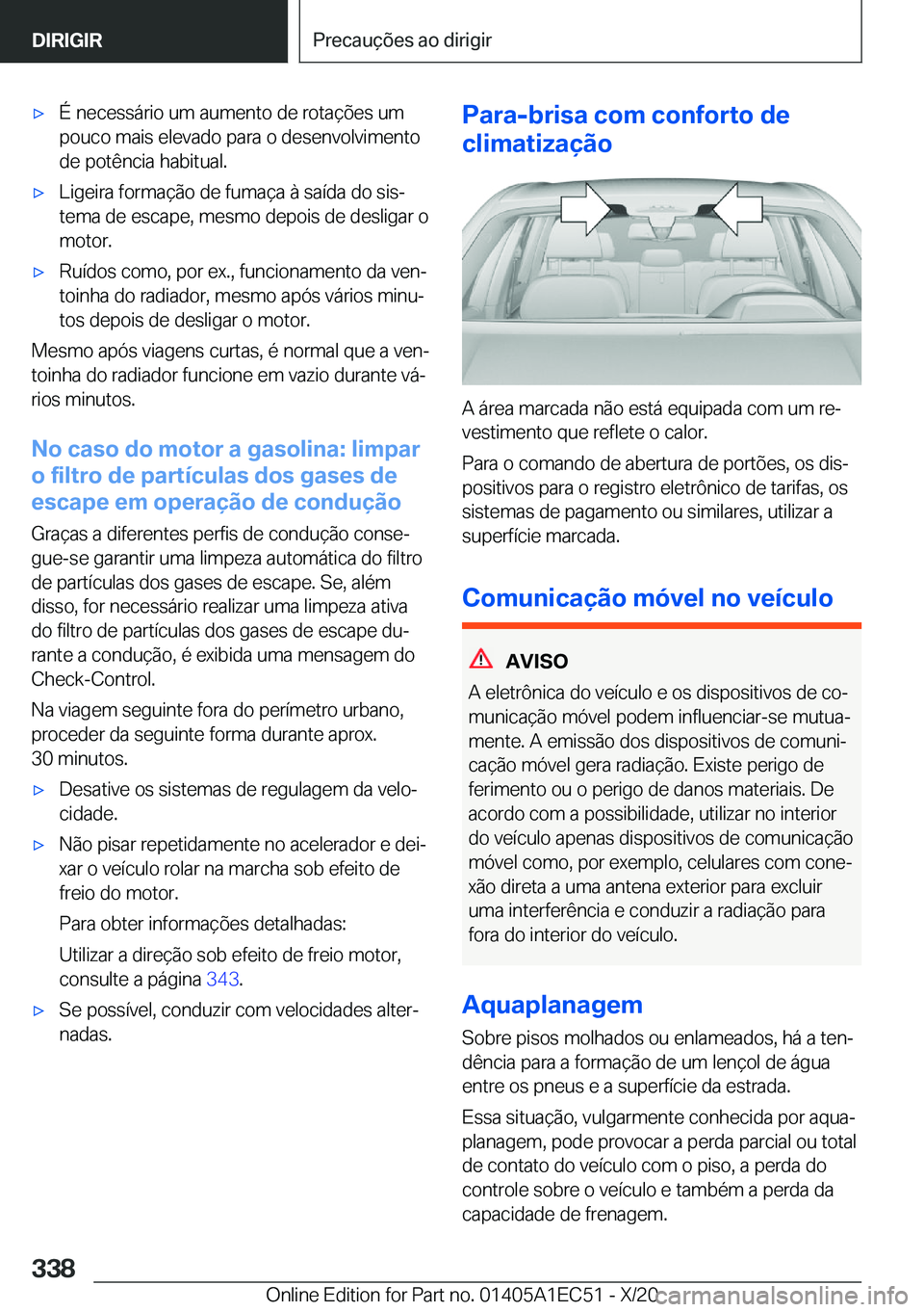 BMW 8 SERIES GRAN COUPE 2021  Manual do condutor (in Portuguese) x�