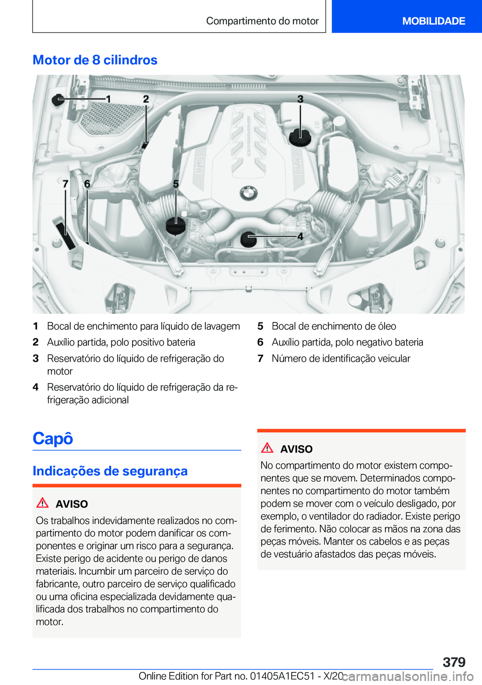 BMW 8 SERIES GRAN COUPE 2021  Manual do condutor (in Portuguese) �M�o�t�o�r��d�e��8��c�i�l�i�n�d�r�o�s�1�B�o�c�a�l��d�e��e�n�c�h�i�m�e�n�t�o��p�a�r�a��l�