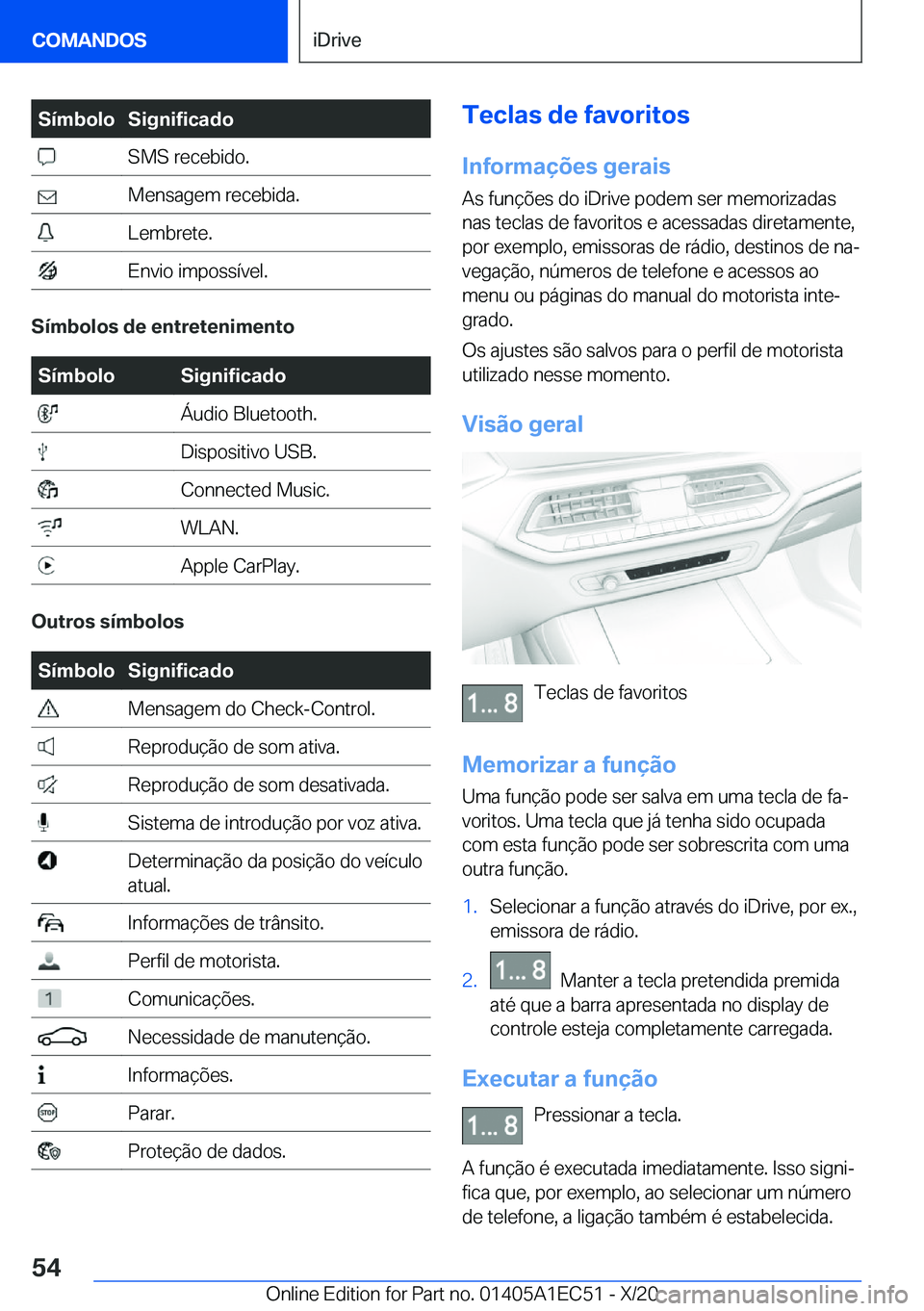 BMW 8 SERIES GRAN COUPE 2021  Manual do condutor (in Portuguese) �S�