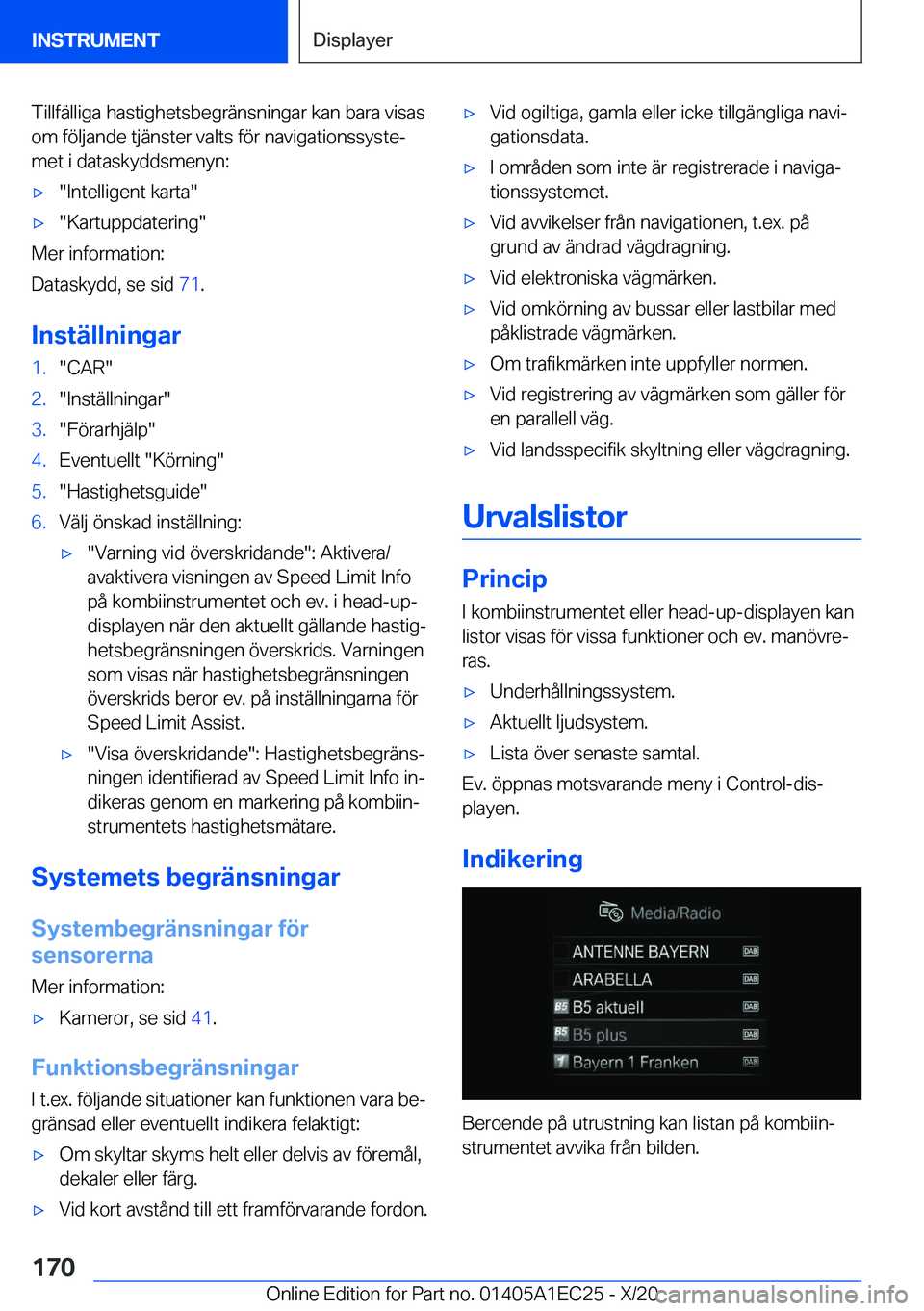 BMW 8 SERIES GRAN COUPE 2021  InstruktionsbÖcker (in Swedish) �T�i�l�l�f�ä�l�l�i�g�a��h�a�s�t�i�g�h�e�t�s�b�e�g�r�ä�n�s�n�i�n�g�a�r��k�a�n��b�a�r�a��v�i�s�a�s�o�m��f�