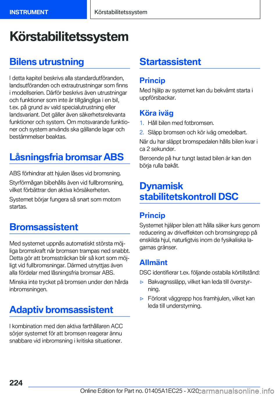 BMW 8 SERIES GRAN COUPE 2021  InstruktionsbÖcker (in Swedish) �K�