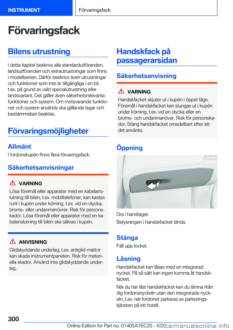 BMW 8 SERIES GRAN COUPE 2021  InstruktionsbÖcker (in Swedish) �F�