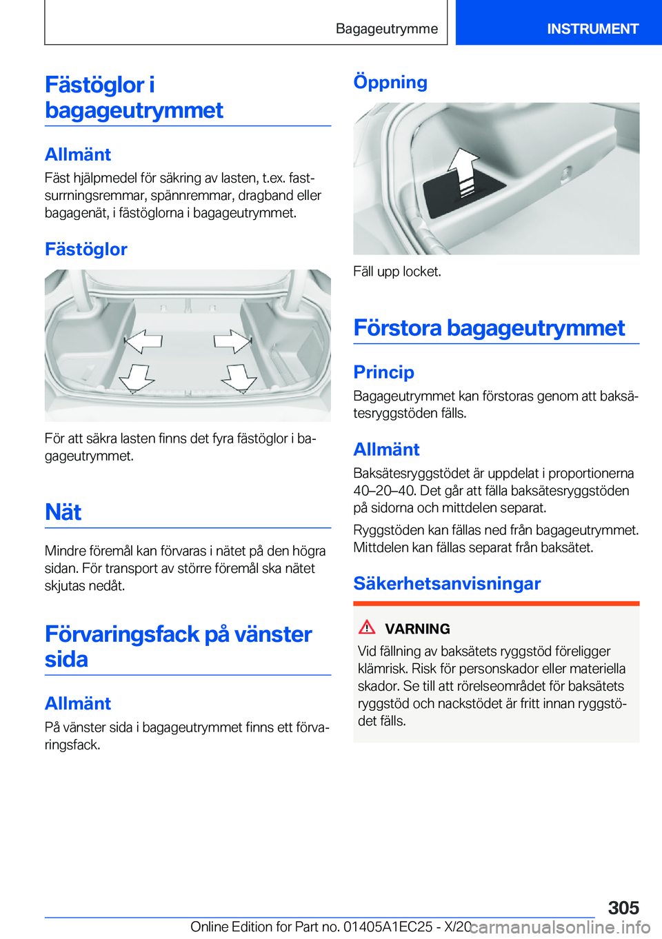 BMW 8 SERIES GRAN COUPE 2021  InstruktionsbÖcker (in Swedish) �F�ä�s�t�