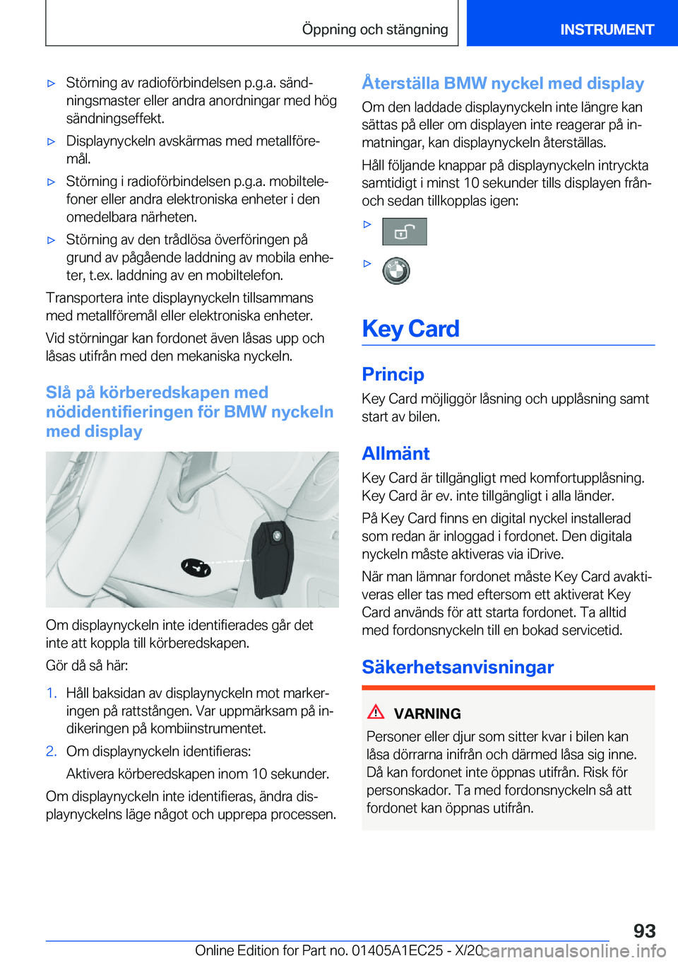 BMW 8 SERIES GRAN COUPE 2021  InstruktionsbÖcker (in Swedish) 'x�S�t�