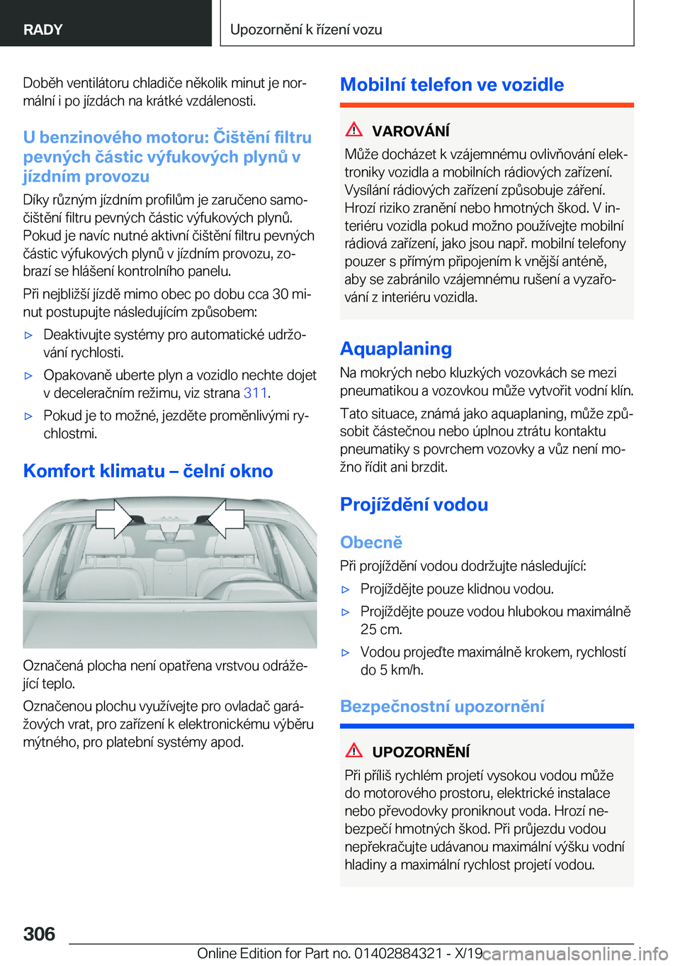 BMW 8 SERIES GRAN COUPE 2020  Návod na použití (in Czech) �D�o�b�