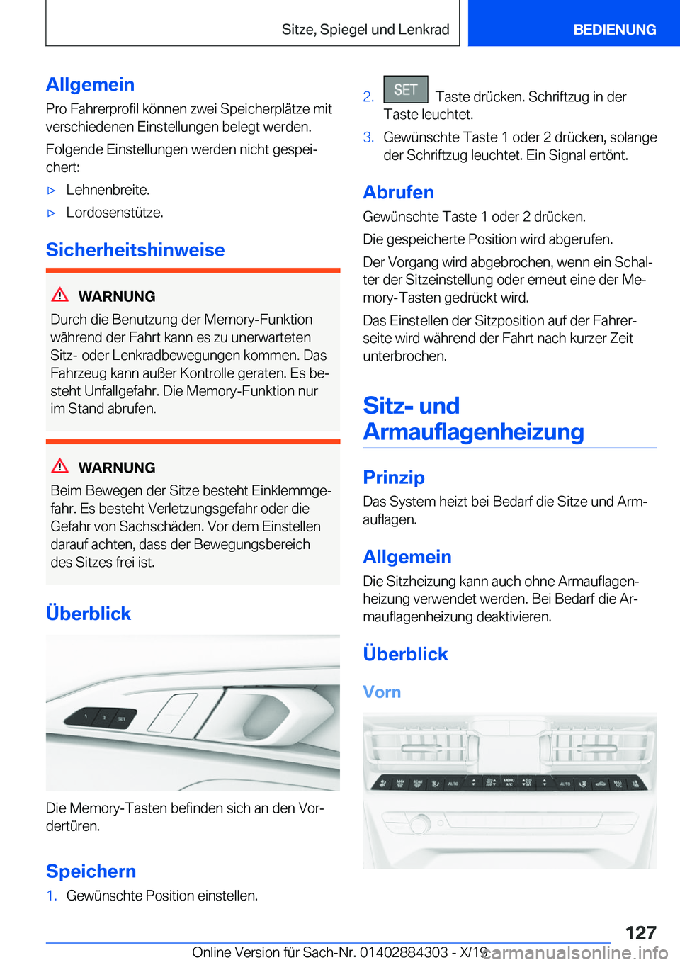 BMW 8 SERIES GRAN COUPE 2020  Betriebsanleitungen (in German) �A�l�l�g�e�m�e�i�n
�P�r�o��F�a�h�r�e�r�p�r�o�f�i�l��k�