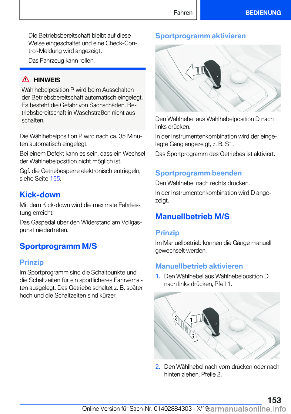 BMW 8 SERIES GRAN COUPE 2020  Betriebsanleitungen (in German) �D�i�e��B�e�t�r�i�e�b�s�b�e�r�e�i�t�s�c�h�a�f�t��b�l�e�i�b�t��a�u�f��d�i�e�s�e
�W�e�i�s�e��e�i�n�g�e�s�c�h�a�l�t�e�t��u�n�d��e�i�n�e��C�h�e�c�k�-�C�o�nj
�t�r�o�l�-�M�e�l�d�u�n�g��w�i�r�d��a