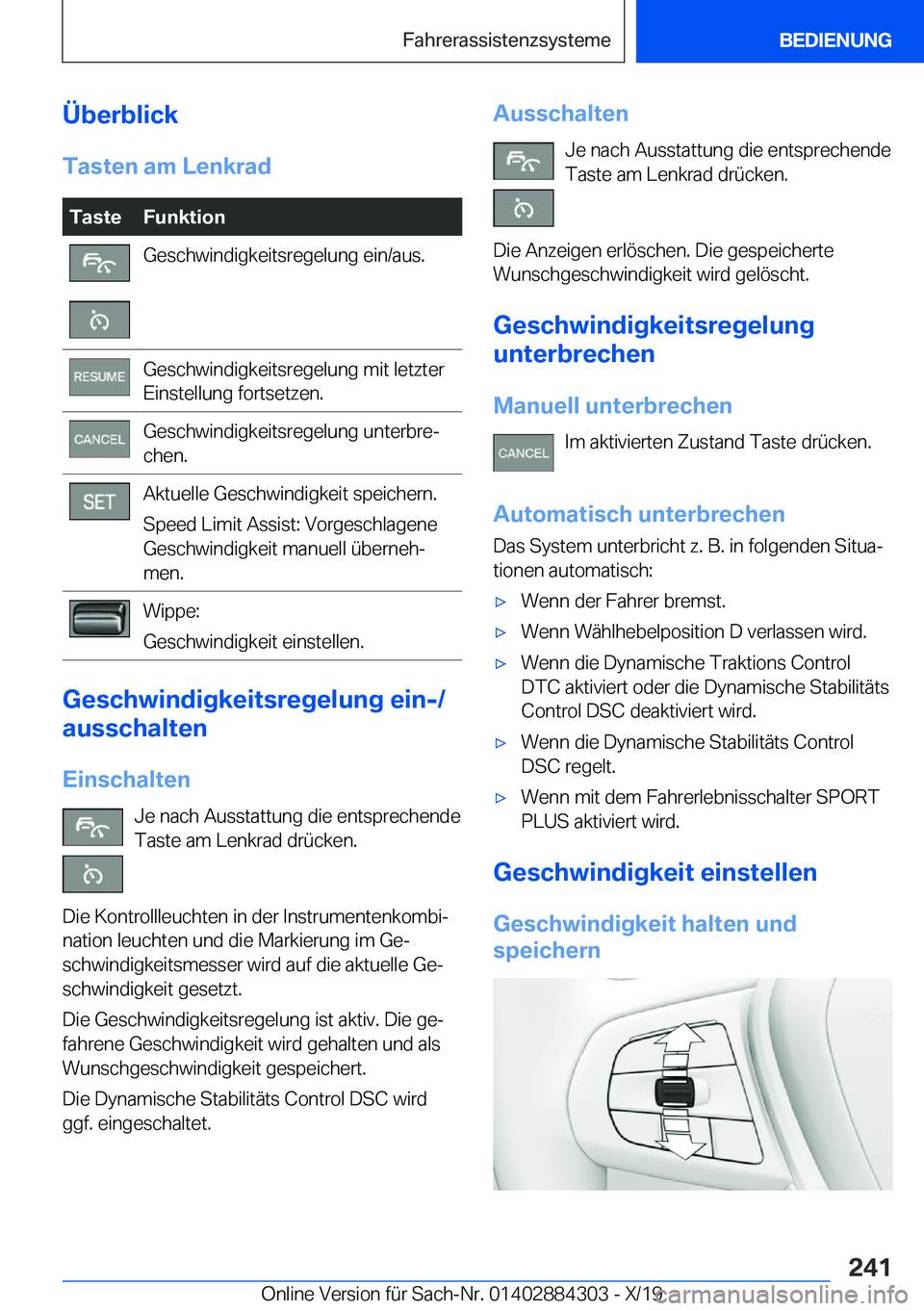 BMW 8 SERIES GRAN COUPE 2020  Betriebsanleitungen (in German) �