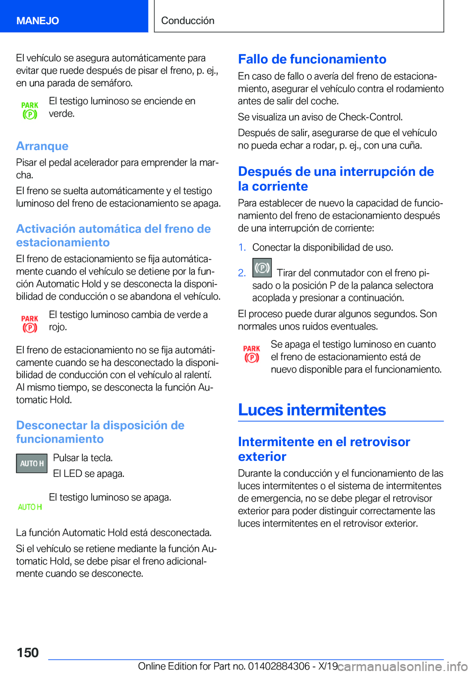 BMW 8 SERIES GRAN COUPE 2020  Manuales de Empleo (in Spanish) �E�l��v�e�h�