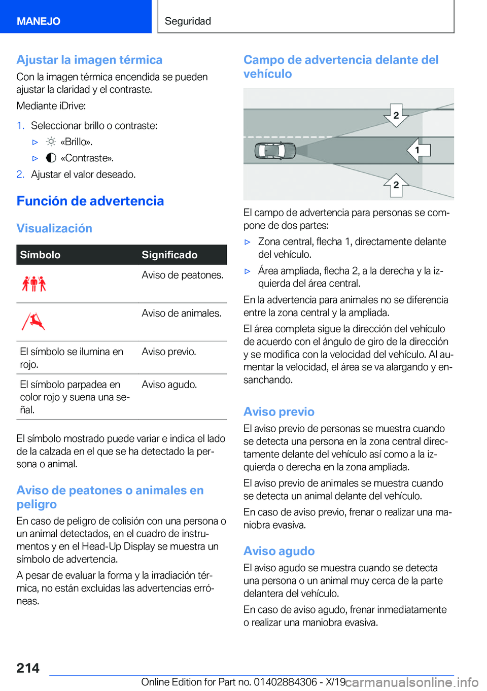 BMW 8 SERIES GRAN COUPE 2020  Manuales de Empleo (in Spanish) �A�j�u�s�t�a�r��l�a��i�m�a�g�e�n��t�