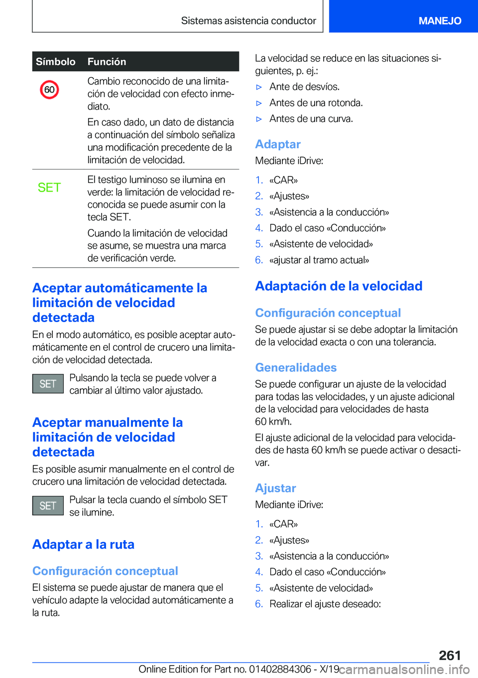 BMW 8 SERIES GRAN COUPE 2020  Manuales de Empleo (in Spanish) �S�