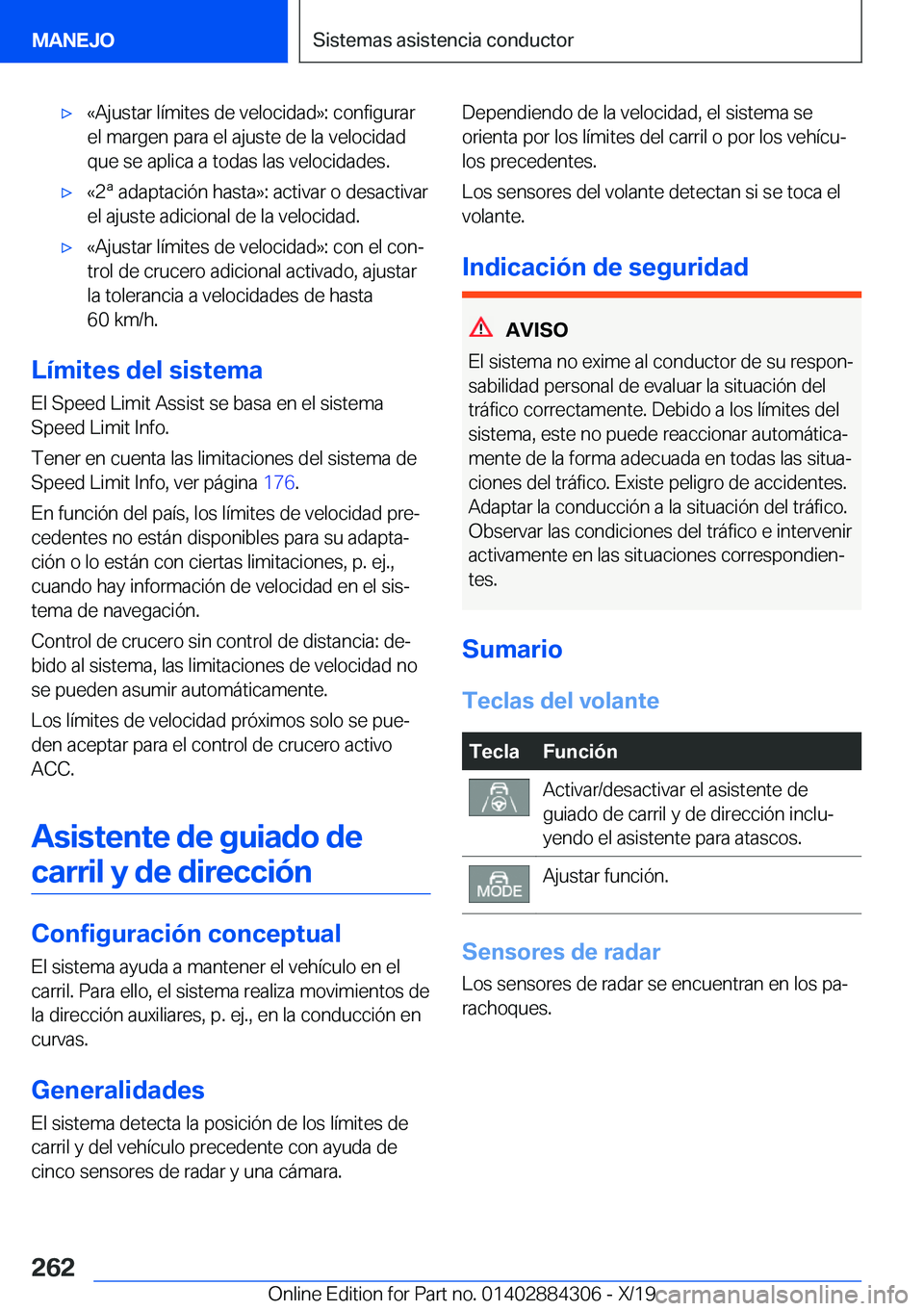 BMW 8 SERIES GRAN COUPE 2020  Manuales de Empleo (in Spanish) x�«�A�j�u�s�t�a�r��l�