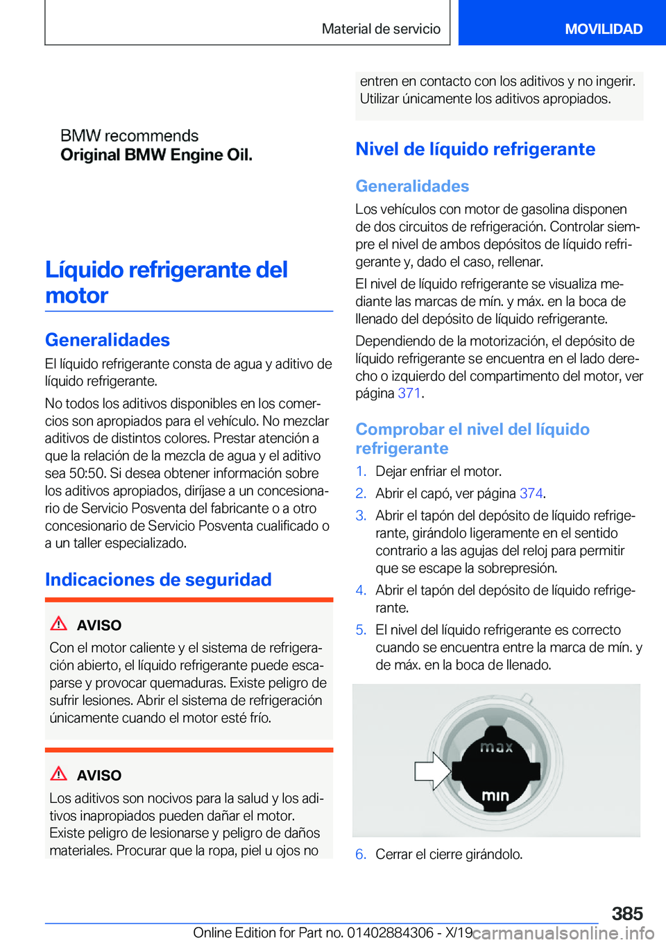 BMW 8 SERIES GRAN COUPE 2020  Manuales de Empleo (in Spanish) �L�