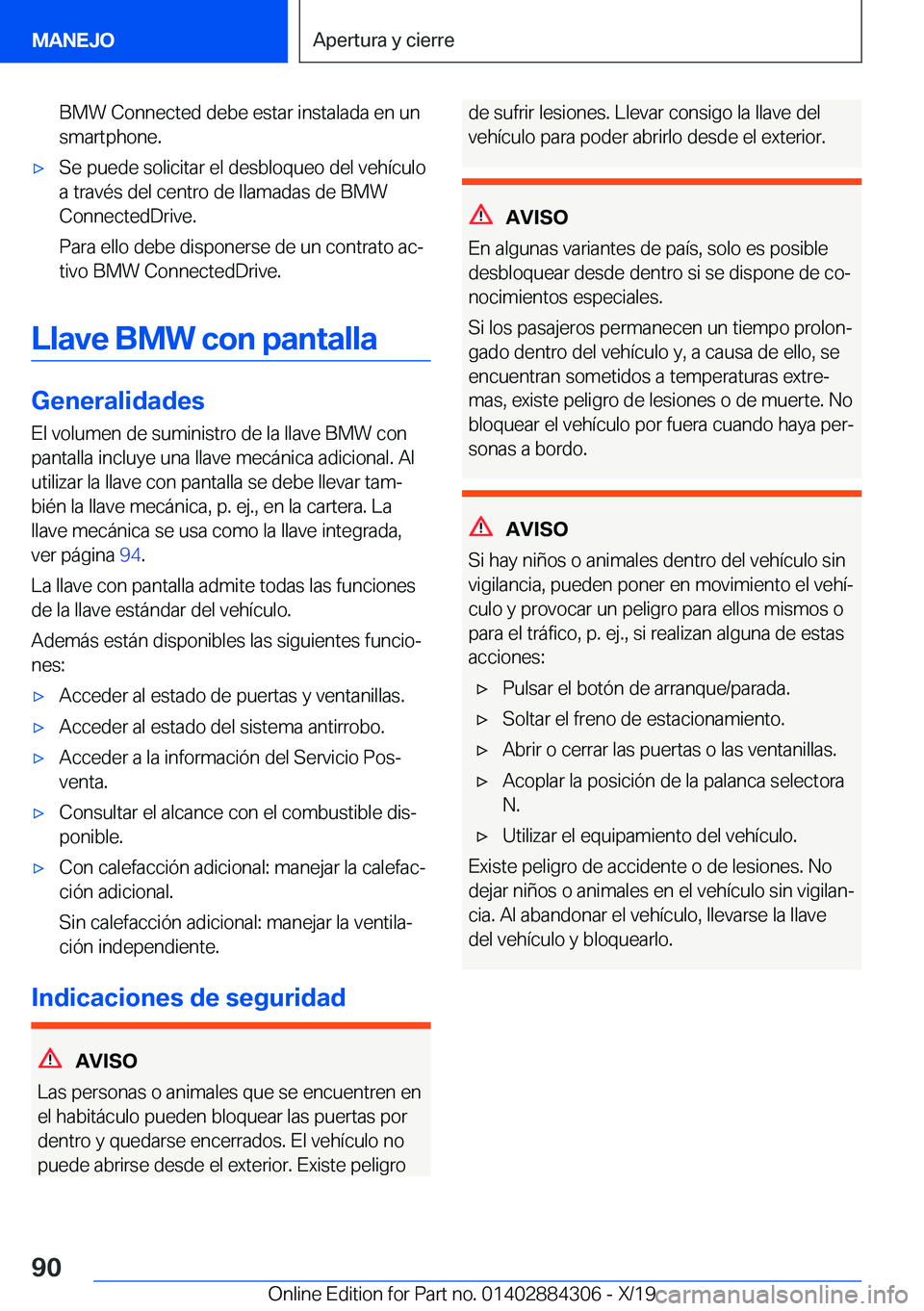BMW 8 SERIES GRAN COUPE 2020  Manuales de Empleo (in Spanish) �B�M�W��C�o�n�n�e�c�t�e�d��d�e�b�e��e�s�t�a�r��i�n�s�t�a�l�a�d�a��e�n��u�n�s�m�a�r�t�p�h�o�n�e�.x�S�e��p�u�e�d�e��s�o�l�i�c�i�t�a�r��e�l��d�e�s�b�l�o�q�u�e�o��d�e�l��v�e�h�
