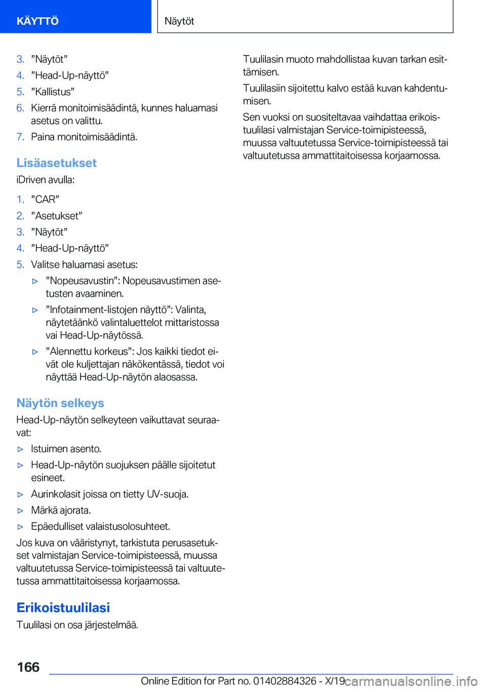 BMW 8 SERIES GRAN COUPE 2020  Omistajan Käsikirja (in Finnish) �3�.w�N�