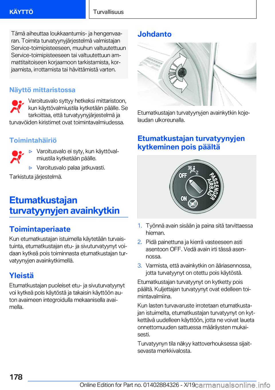 BMW 8 SERIES GRAN COUPE 2020  Omistajan Käsikirja (in Finnish) �T�