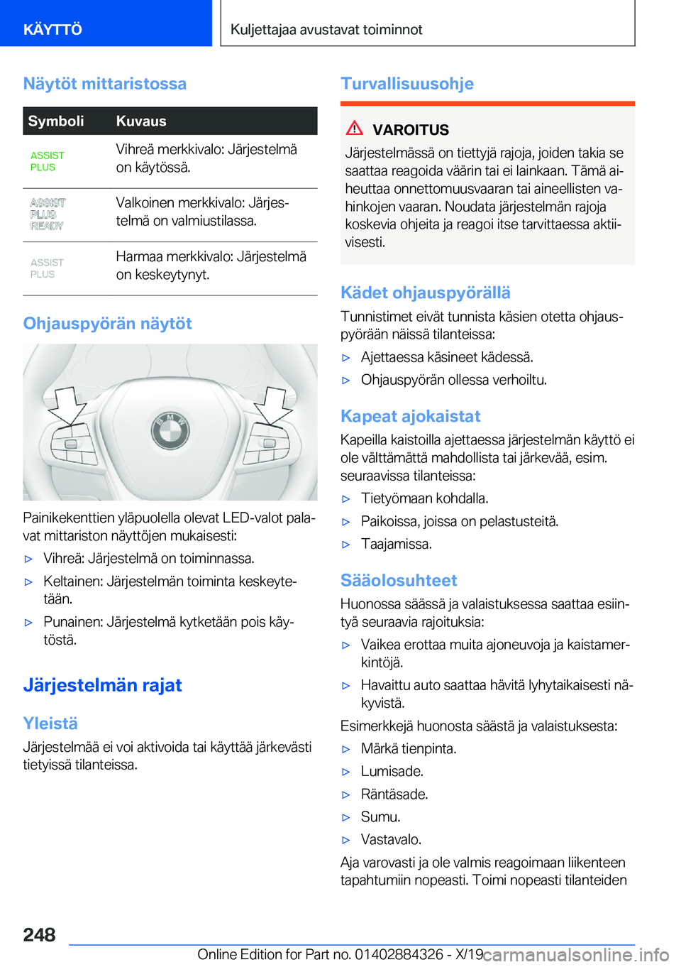 BMW 8 SERIES GRAN COUPE 2020  Omistajan Käsikirja (in Finnish) �N�
