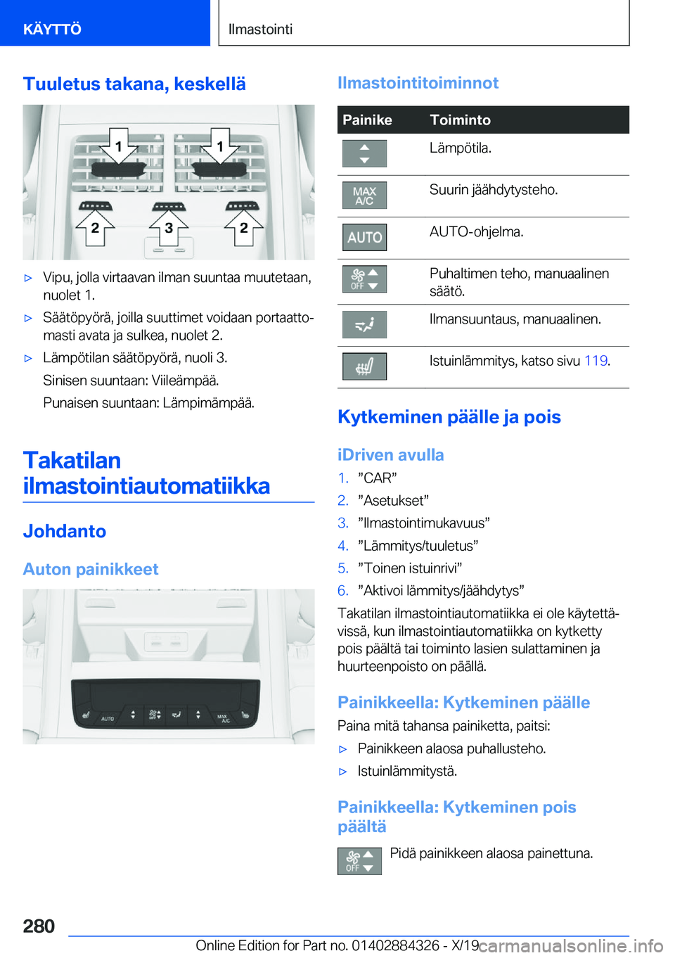 BMW 8 SERIES GRAN COUPE 2020  Omistajan Käsikirja (in Finnish) �T�u�u�l�e�t�u�s��t�a�k�a�n�a�,��k�e�s�k�e�l�l�