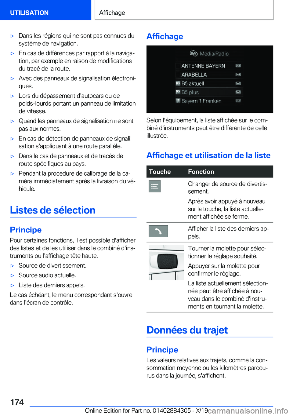 BMW 8 SERIES GRAN COUPE 2020  Notices Demploi (in French) 'x�D�a�n�s��l�e�s��r�é�g�i�o�n�s��q�u�i��n�e��s�o�n�t��p�a�s��c�o�n�n�u�e�s��d�u
�s�y�s�t�è�m�e��d�e��n�a�v�i�g�a�t�i�o�n�.'x�E�n��c�a�s��d�e��d�i�f�f�é�r�e�n�c�e�s��p�a�r��r