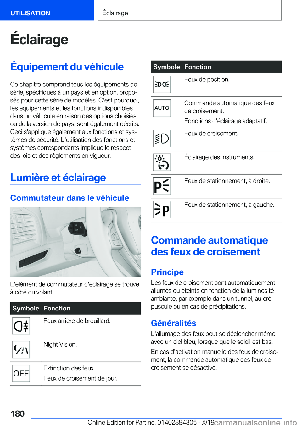 BMW 8 SERIES GRAN COUPE 2020  Notices Demploi (in French) �