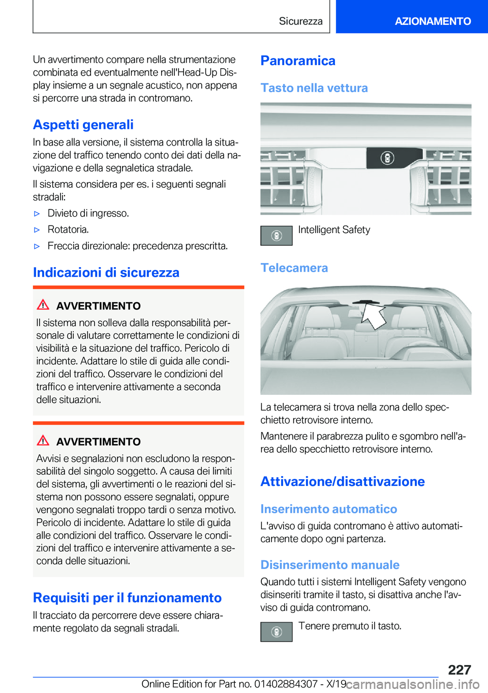 BMW 8 SERIES GRAN COUPE 2020  Libretti Di Uso E manutenzione (in Italian) �U�n��a�v�v�e�r�t�i�m�e�n�t�o��c�o�m�p�a�r�e��n�e�l�l�a��s�t�r�u�m�e�n�t�a�z�i�o�n�e
�c�o�m�b�i�n�a�t�a��e�d��e�v�e�n�t�u�a�l�m�e�n�t�e��n�e�l�l�'�H�e�a�d�-�U�p��D�i�sª �p�l�a�y��i�n�s�