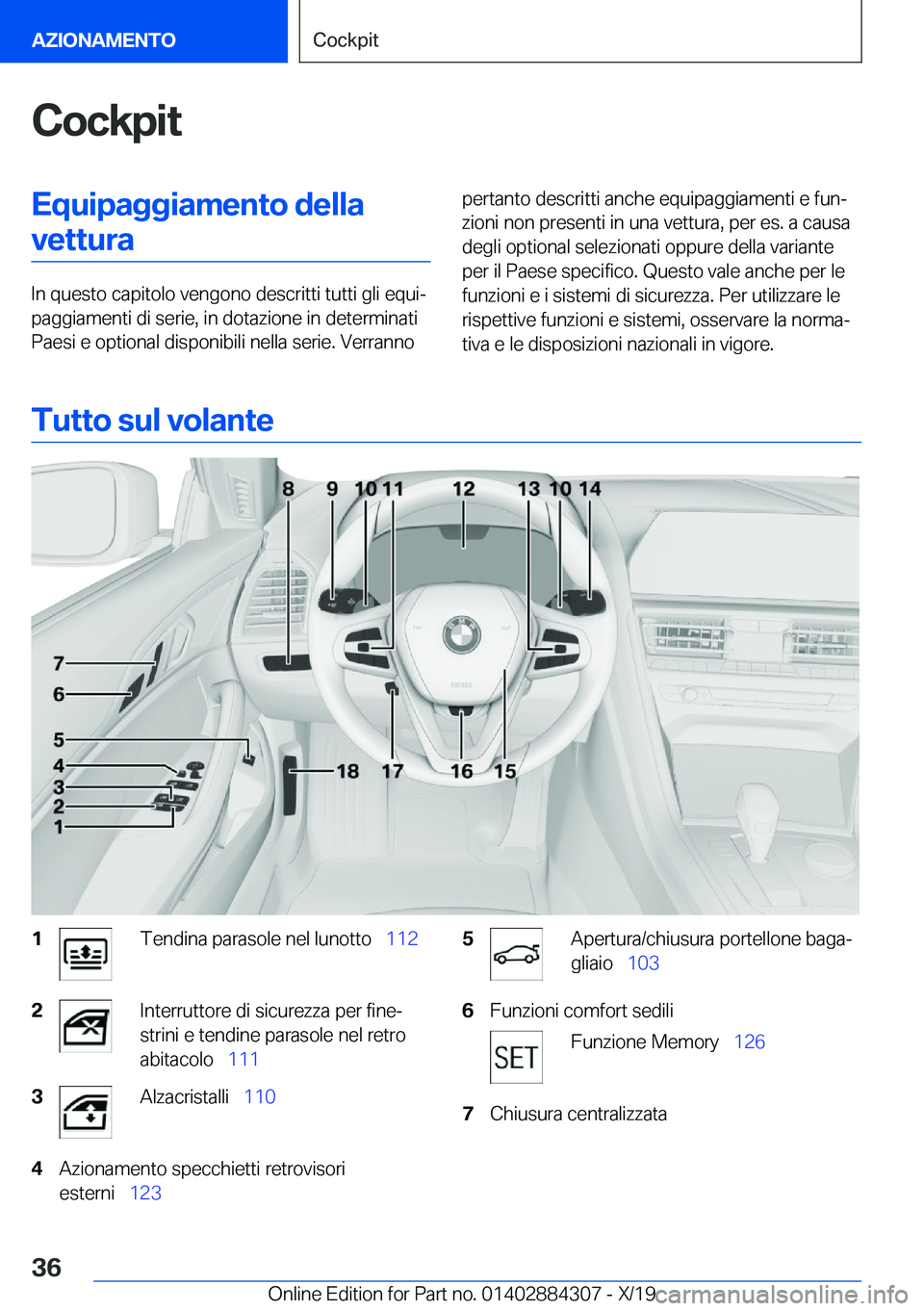 BMW 8 SERIES GRAN COUPE 2020  Libretti Di Uso E manutenzione (in Italian) �C�o�c�k�p�i�t�E�q�u�i�p�a�g�g�i�a�m�e�n�t�o��d�e�l�l�a�v�e�t�t�u�r�a
�I�n��q�u�e�s�t�o��c�a�p�i�t�o�l�o��v�e�n�g�o�n�o��d�e�s�c�r�i�t�t�i��t�u�t�t�i��g�l�i��e�q�u�iª
�p�a�g�g�i�a�m�e�n�t�i�