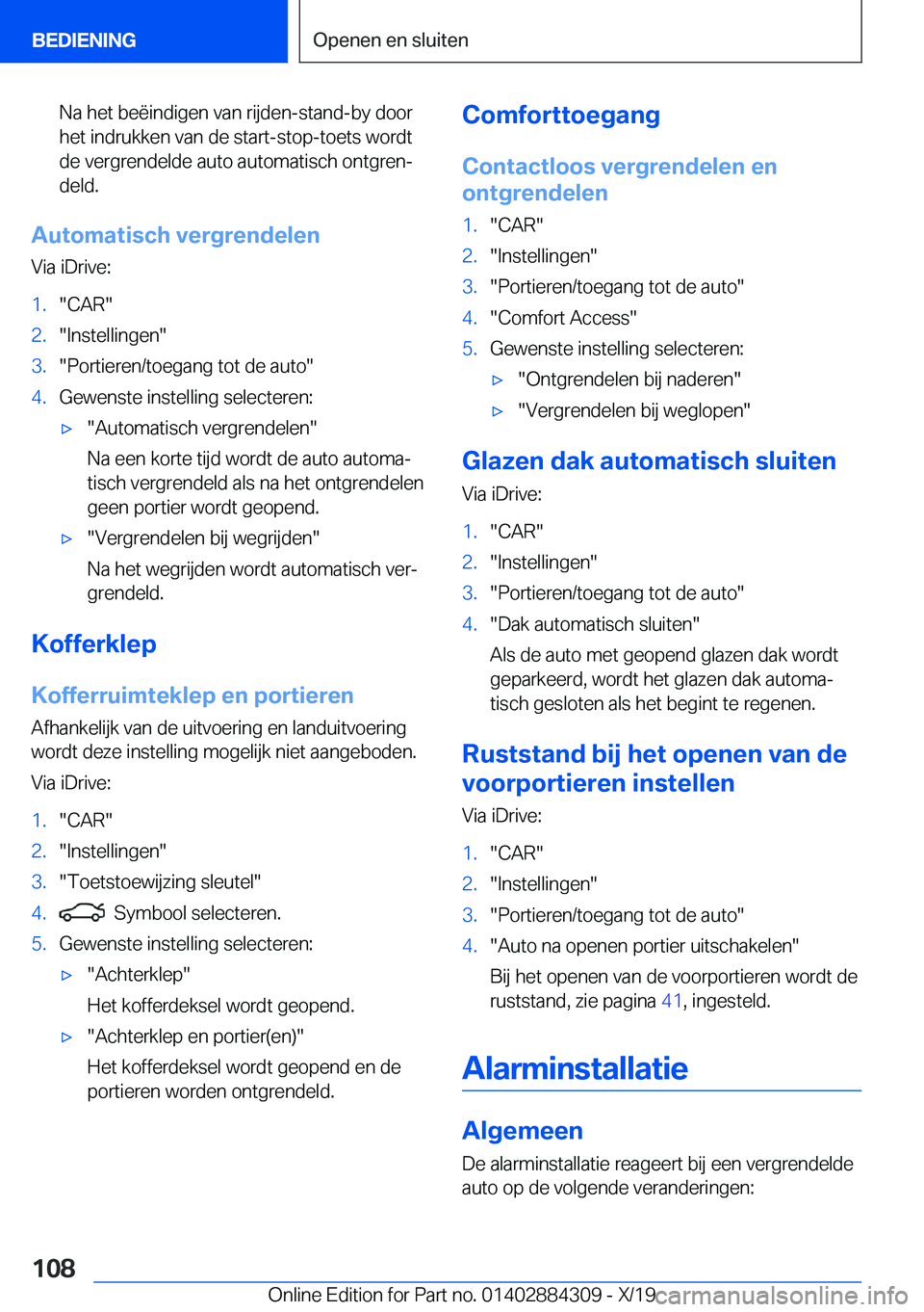 BMW 8 SERIES GRAN COUPE 2020  Instructieboekjes (in Dutch) �N�a��h�e�t��b�e�