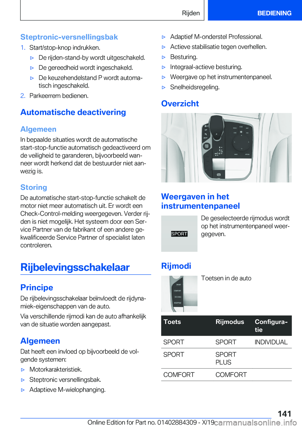 BMW 8 SERIES GRAN COUPE 2020  Instructieboekjes (in Dutch) �S�t�e�p�t�r�o�n�i�c�-�v�e�r�s�n�e�l�l�i�n�g�s�b�a�k�1�.�S�t�a�r�t�/�s�t�o�p�-�k�n�o�p��i�n�d�r�u�k�k�e�n�.'x�D�e��r�i�j�d�e�n�-�s�t�a�n�d�-�b�y��w�o�r�d�t��u�i�t�g�e�s�c�h�a�k�e�l�d�.'x�D