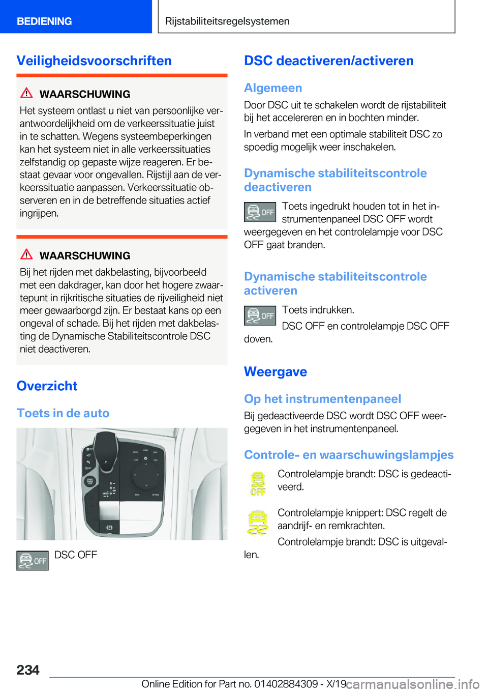 BMW 8 SERIES GRAN COUPE 2020  Instructieboekjes (in Dutch) �V�e�i�l�i�g�h�e�i�d�s�v�o�o�r�s�c�h�r�i�f�t�e�n
�W�A�A�R�S�C�H�U�W�I�N�G
�H�e�t��s�y�s�t�e�e�m��o�n�t�l�a�s�t��u��n�i�e�t��v�a�n��p�e�r�s�o�o�n�l�i�j�k�e��v�e�rj
�a�n�t�w�o�o�r�d�e�l�i�j�k�h�