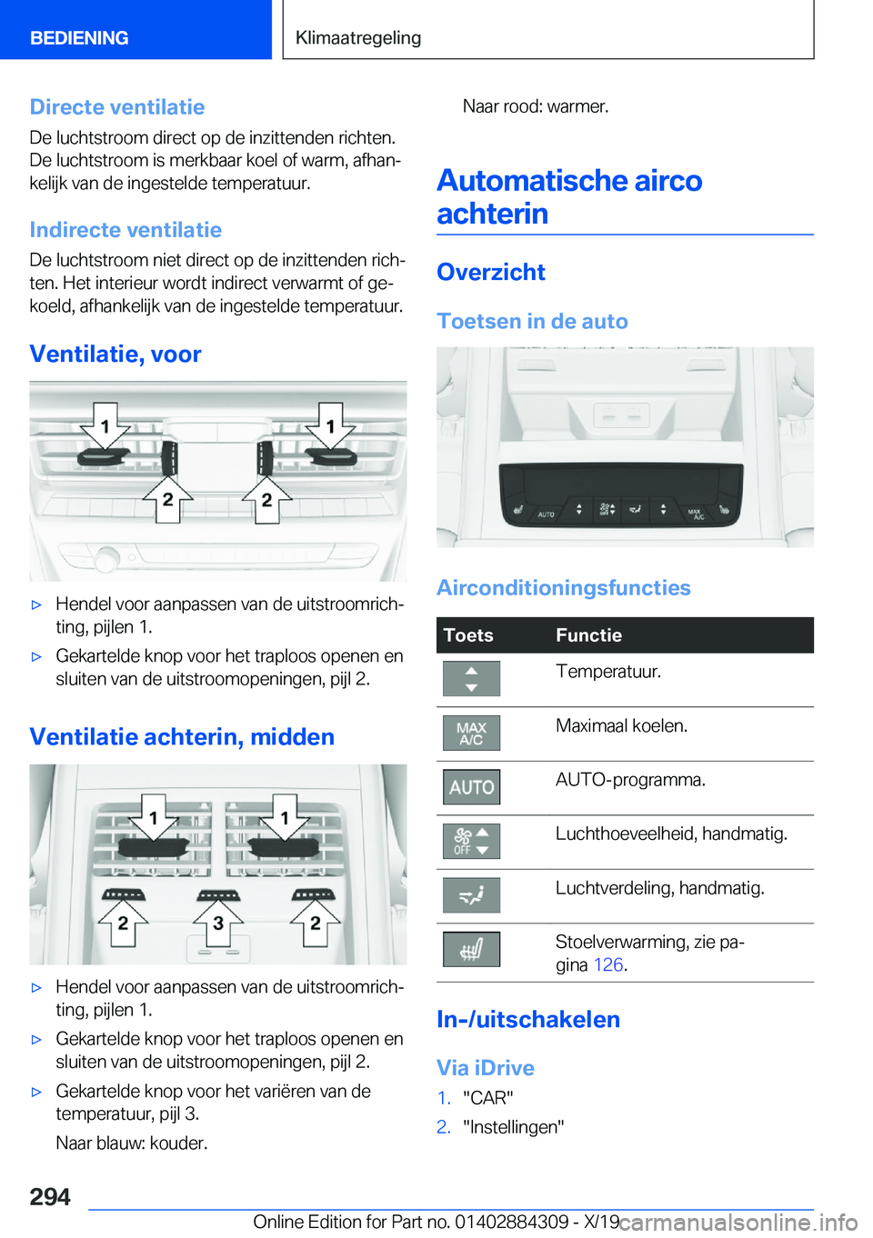 BMW 8 SERIES GRAN COUPE 2020  Instructieboekjes (in Dutch) �D�i�r�e�c�t�e��v�e�n�t�i�l�a�t�i�e�D�e��l�u�c�h�t�s�t�r�o�o�m��d�i�r�e�c�t��o�p��d�e��i�n�z�i�t�t�e�n�d�e�n��r�i�c�h�t�e�n�.�D�e��l�u�c�h�t�s�t�r�o�o�m��i�s��m�e�r�k�b�a�a�r��k�o�e�l��o�f