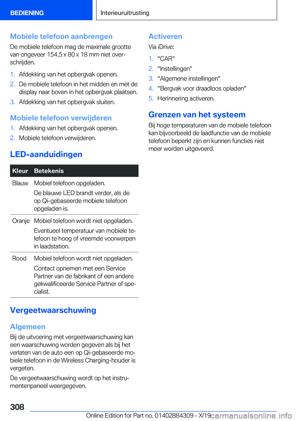 BMW 8 SERIES GRAN COUPE 2020  Instructieboekjes (in Dutch) �M�o�b�i�e�l�e��t�e�l�e�f�o�o�n��a�a�n�b�r�e�n�g�e�n�D�e��m�o�b�i�e�l�e��t�e�l�e�f�o�o�n��m�a�g��d�e��m�a�x�i�m�a�l�e��g�r�o�o�t�t�e�v�a�n��o�n�g�e�v�e�e�r��1�5�4�,�5��x��8�0��x��1�8��m
