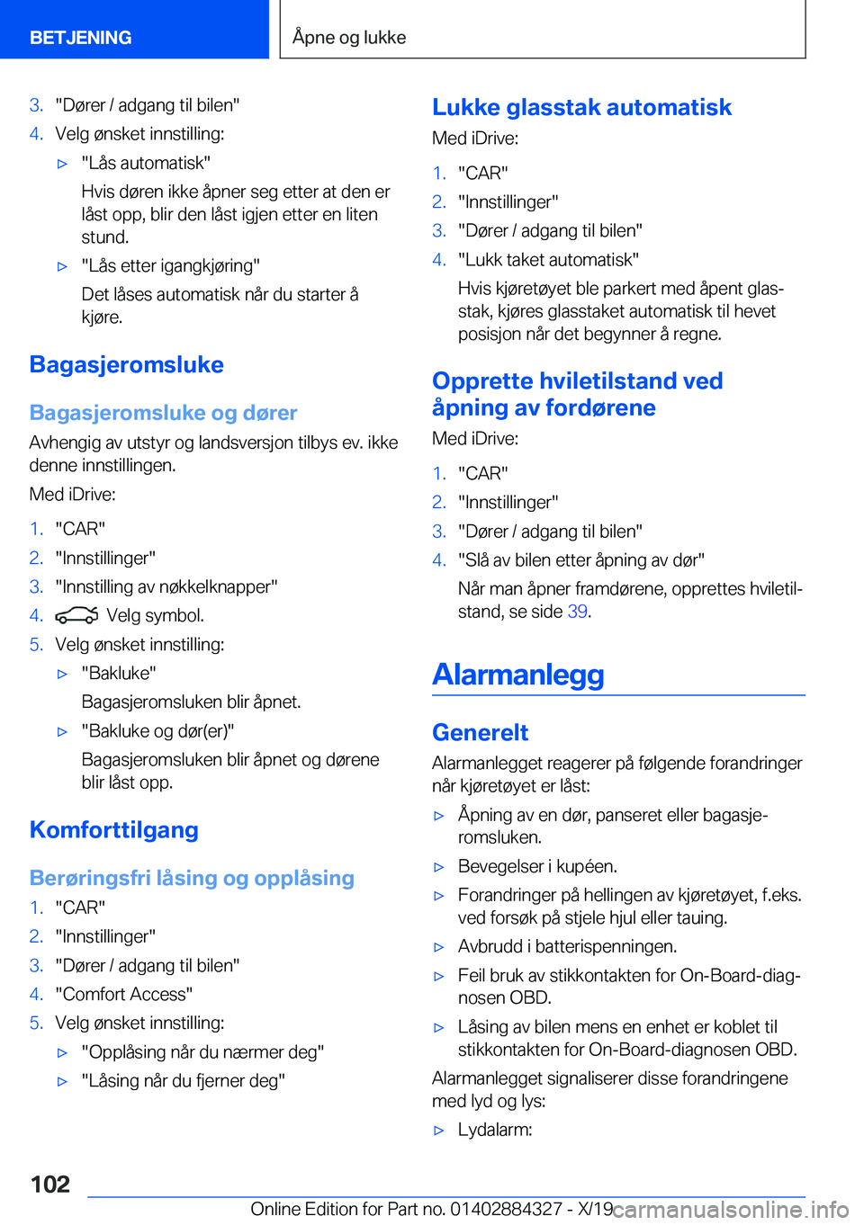 BMW 8 SERIES GRAN COUPE 2020  InstruksjonsbØker (in Norwegian) �3�.��D�