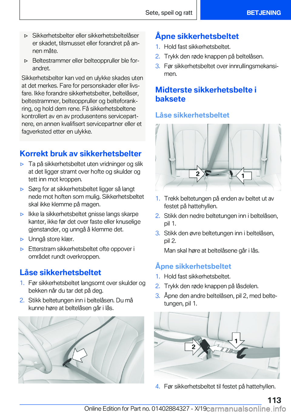 BMW 8 SERIES GRAN COUPE 2020  InstruksjonsbØker (in Norwegian) 'x�S�i�k�k�e�r�h�e�t�s�b�e�l�t�e�r��e�l�l�e�r��s�i�k�k�e�r�h�e�t�s�b�e�l�t�e�l�å�s�e�r
�e�r��s�k�a�d�e�t�,��t�i�l�s�m�u�s�s�e�t��e�l�l�e�r��f�o�r�a�n�d�r�e�t��p�å��a�nj
�n�e�n��m�å�t�