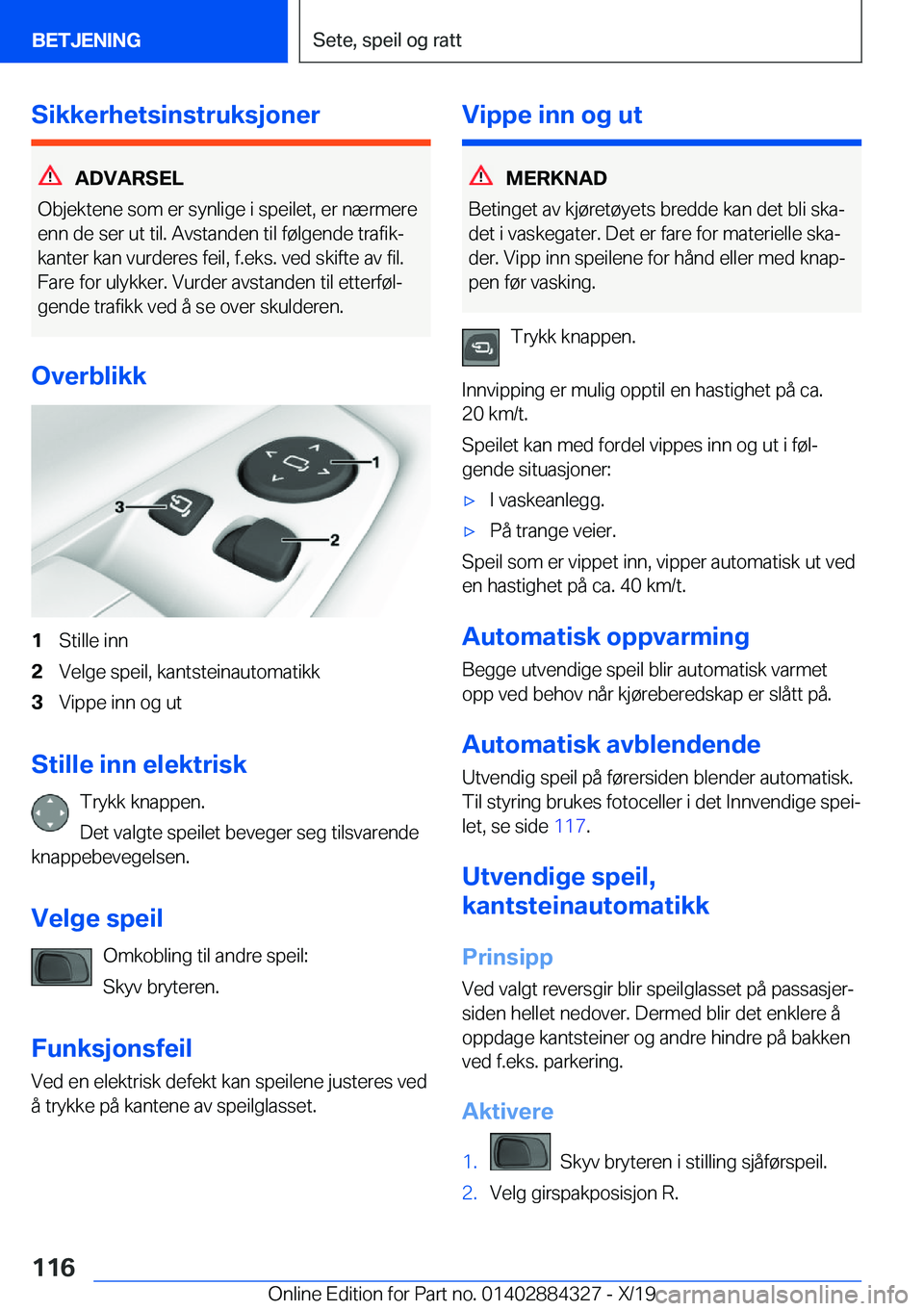 BMW 8 SERIES GRAN COUPE 2020  InstruksjonsbØker (in Norwegian) �S�i�k�k�e�r�h�e�t�s�i�n�s�t�r�u�k�s�j�o�n�e�r
�A�D�V�A�R�S�E�L
�O�b�j�e�k�t�e�n�e��s�o�m��e�r��s�y�n�l�i�g�e��i��s�p�e�i�l�e�t�,��e�r��n�æ�r�m�e�r�e
�e�n�n��d�e��s�e�r��u�t��t�i�l�.��A�v