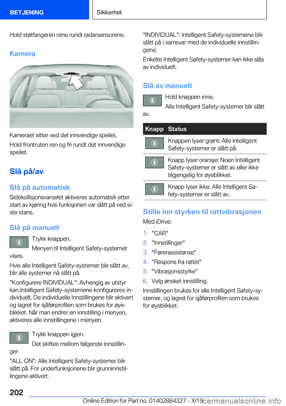 BMW 8 SERIES GRAN COUPE 2020  InstruksjonsbØker (in Norwegian) �H�o�l�d��s�t�